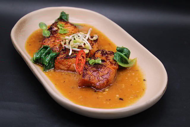 The Baked Black Sea Bass was top-notch!