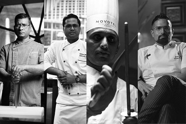 (L-R) Chef Sirajul, Chef Vikram, Chef Priyabrata and Chef Jerson
