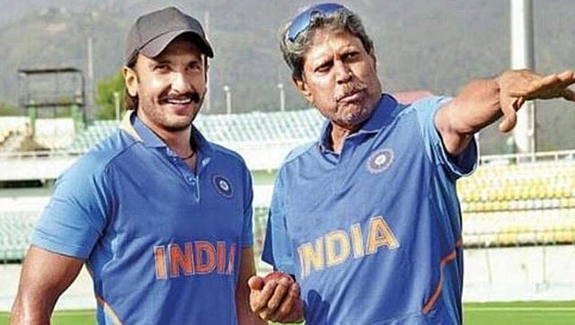 Ranveer Singh with Kapil Dev