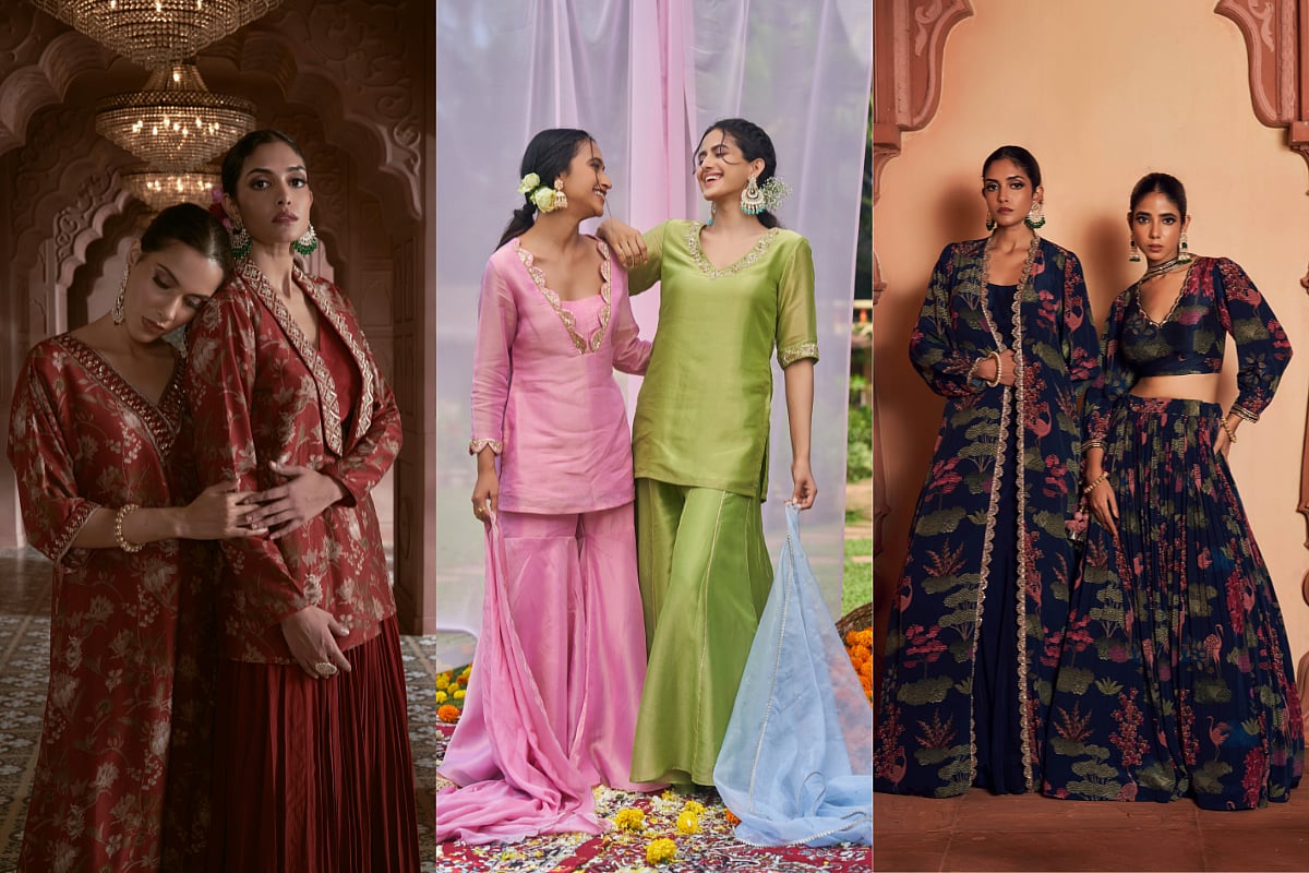 This designer label’s spring collection offers ethnic wear with a ...