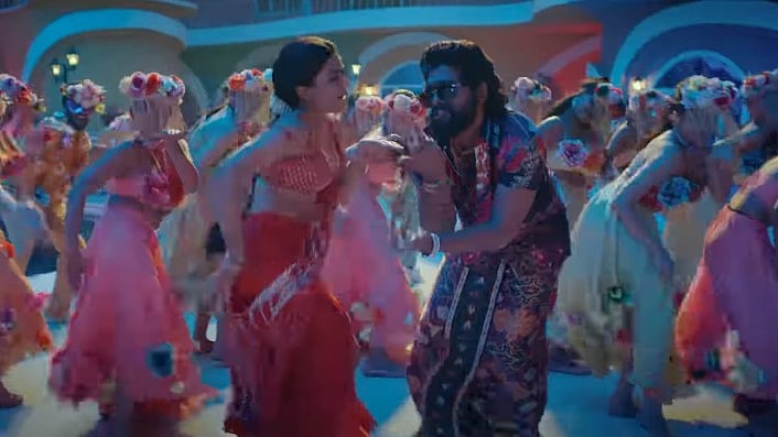 Allu Arjun and Rashmika Mandanna set the screen on fire in ‘Peelings ...