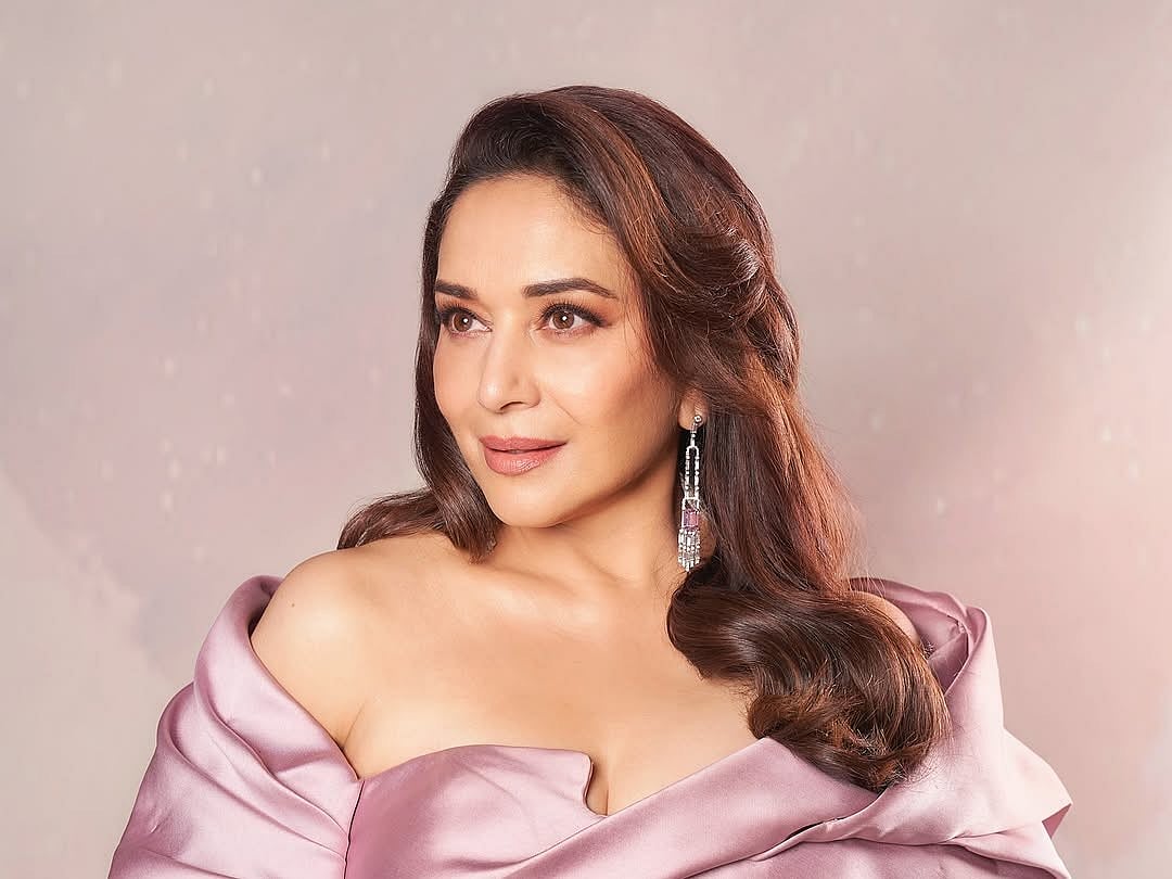 Madhuri Dixit looks straight out of a fairytale in a gorgeous pink dress
