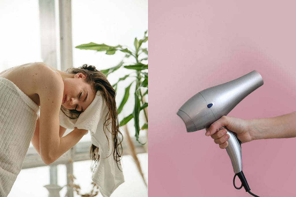 Which hair drying method suits your hair?