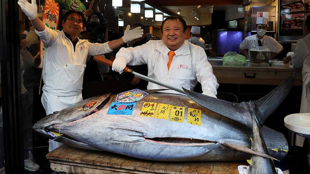 The world’s most expensive Bluefin tuna sold for a record $3.2 million