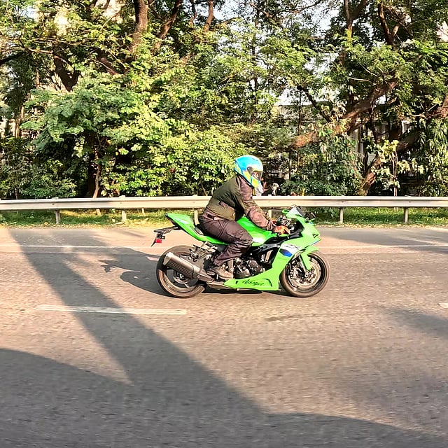 Sporting Nature from a bike with amazing performance with handling
