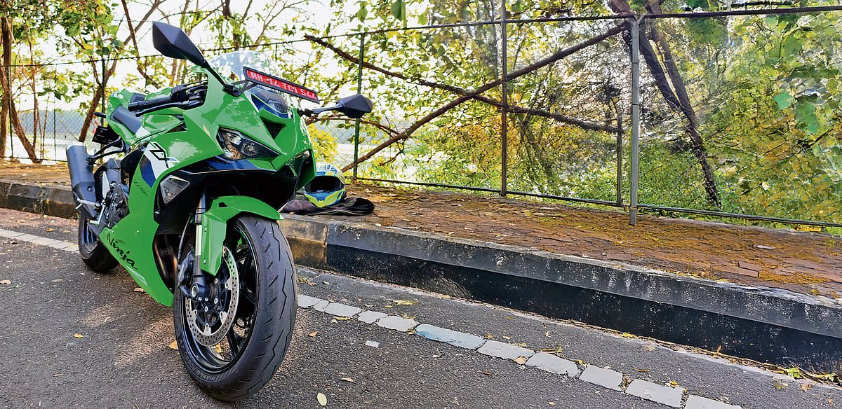 Sporting Nature from a bike with amazing performance with handling