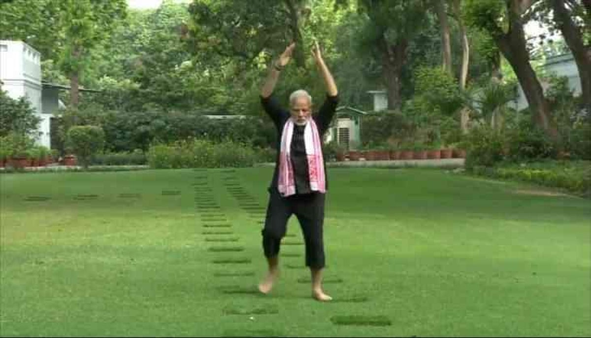 Ghandi Gym Routine Watch: PM Narendra Modi accepts Virat Kohli's fitness challenge, shares ...