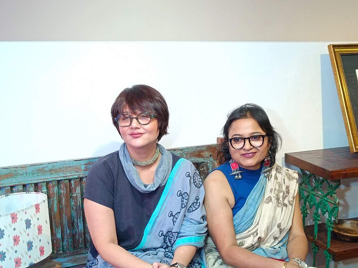 Glimpses from Red Ochre's exhibition where folk meets fashion
